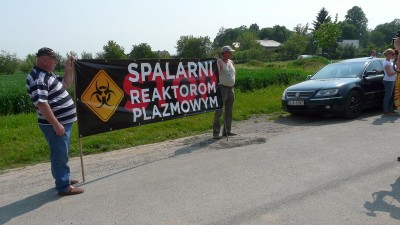 Protestowali przeciwko planom budowy spalarni odpadów przemysłowych - 1
