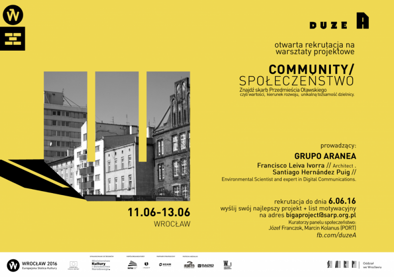 Duze A - warsztaty. Natura-Społeczność-Architektura - 