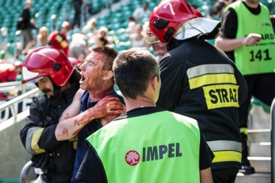 Terroryści na stadionie: Bardzo realistyczne ćwiczenia we Wrocławiu [WIDEO] - 5