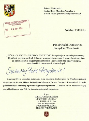 Mogiła bohatera: "Uwaga: grób przeznaczony do likwidacji" - 0
