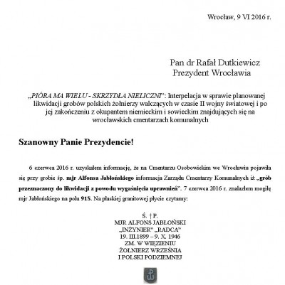 Mogiła bohatera: "Uwaga: grób przeznaczony do likwidacji" - 6