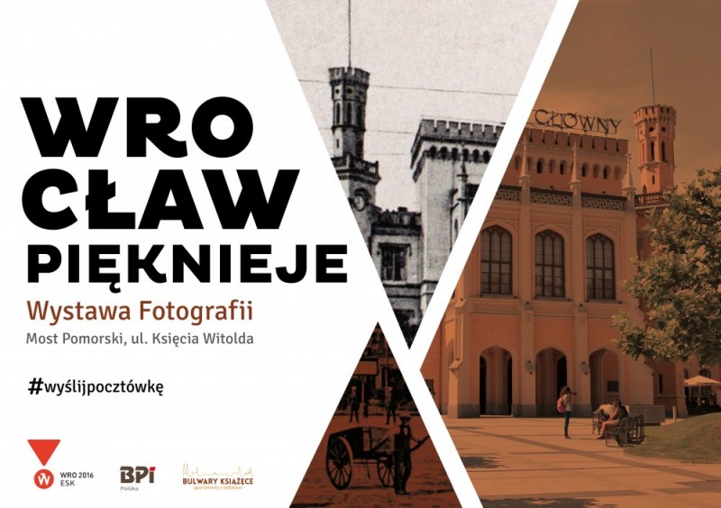 Wrocław pięknieje. Wystawa zdjęć na Bulwarach Książęcych -
