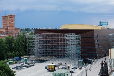 Plac Wolności przed koncertem Davida Gilmoura  - 20