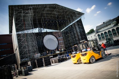 Plac Wolności przed koncertem Davida Gilmoura  - 21