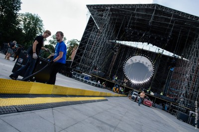 Plac Wolności przed koncertem Davida Gilmoura  - 22