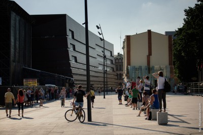 Plac Wolności przed koncertem Davida Gilmoura  - 2