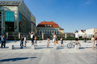 Plac Wolności przed koncertem Davida Gilmoura  - 6