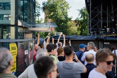 Plac Wolności przed koncertem Davida Gilmoura  - 7