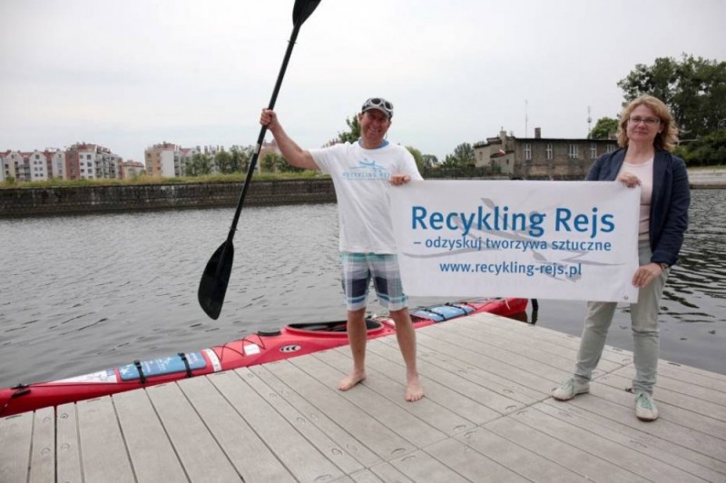 Wrocławski ekolog Dominik Dobrowolski zakończył 6. Recykling Rejs - Fot: mat. prasowe