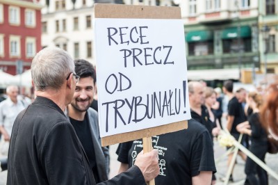 Czarny protest Komitetu Obrony Demokracji - 5