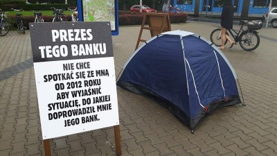 Protest z kulą u nogi: "Niewolnicy banków" - 1