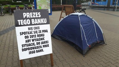 Protest z kulą u nogi: "Niewolnicy banków" - 2