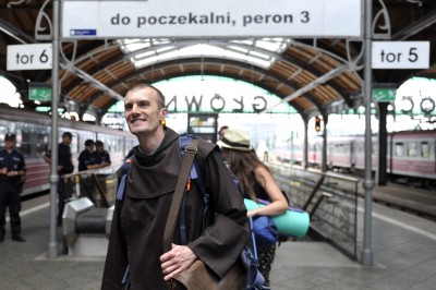 Pociąg z Wrocławia na Światowe Dni Młodzieży powoli dojechał do Krakowa - 7