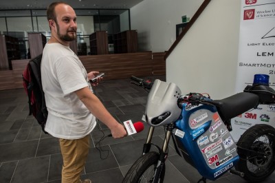Studenci Politechniki Wrocławskiej pokazali swojego policyjnego LEMa