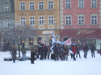 Demonstracja we Wrocławiu: "Izrael ma prawo się bronić" - 1