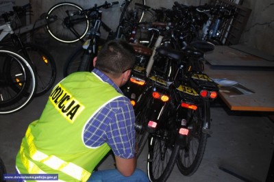 Policjanci odzyskali blisko 60 skradzionych rowerów