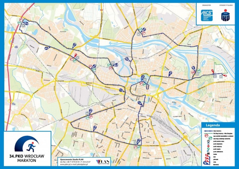 Zmiany organizacji ruchu podczas Wrocław Maratonu - wroclawmaraton.pl