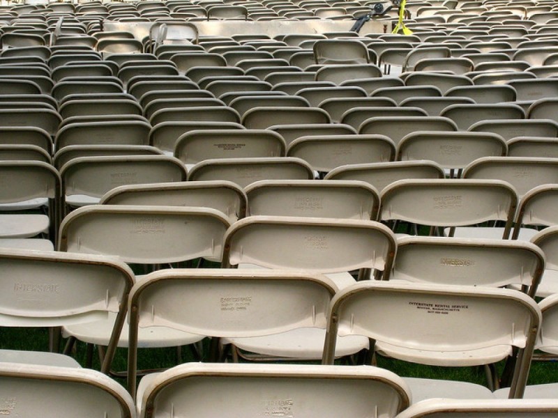 Skąd wziąć 1500 krzeseł w Lądku Zdroju? - Zdjęcie ilustracyjne: Andrew Malone/flickr.com (Creative Commons)