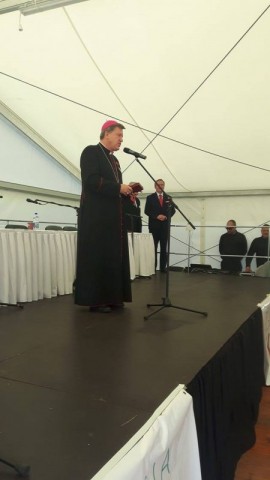 Uroczystości związane z 1050-leciem chrztu Polski na szczycie Ślęży - 13
