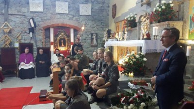 Uroczystości związane z 1050-leciem chrztu Polski na szczycie Ślęży - 16