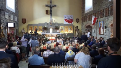 Uroczystości związane z 1050-leciem chrztu Polski na szczycie Ślęży - 2