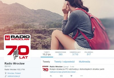 70-lecie Radia Wrocław: Życzenia z Twittera!