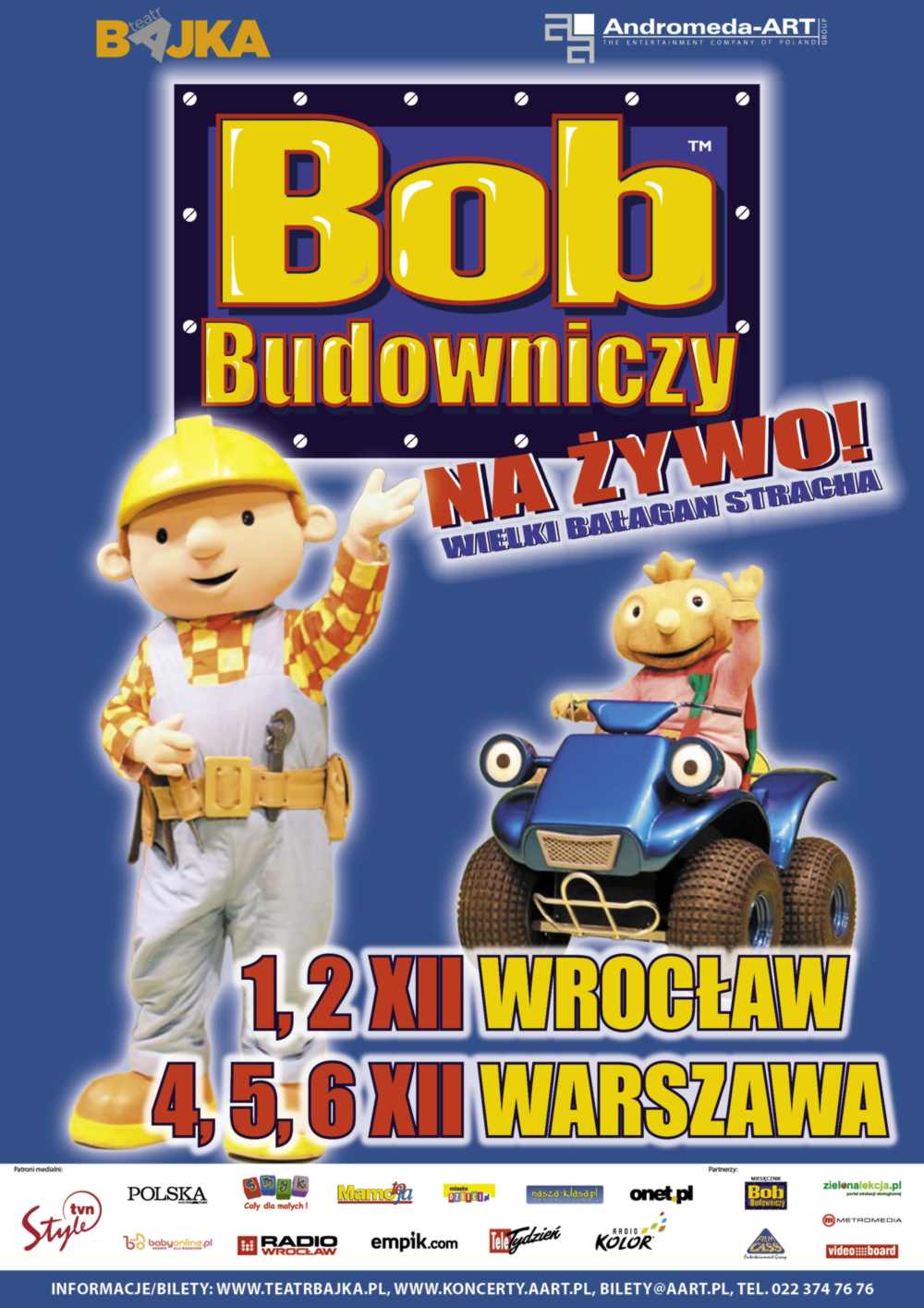 Bob Budowniczy już w grudniu na żywo we Wrocławiu! - 