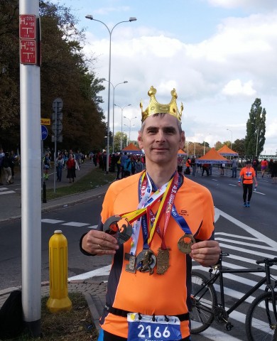 Korona Maratonów Polskich dla policjanta z Piławy Górnej - 0