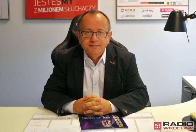 Rozmowa Dnia Radia Wrocław: Sławomir Najnigier - fot. Marek Zoellner (Radio Wrocław)