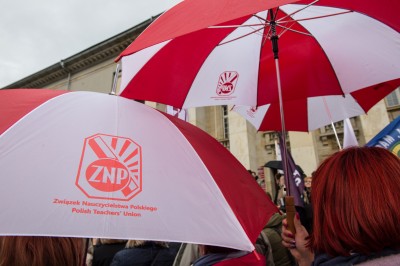 Protest nauczycieli we Wrocławiu (ZDJĘCIA) - 1