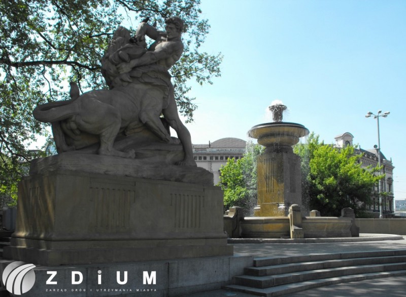Koniec sezonu fontannowego we Wrocławiu - fot. ZDiUM