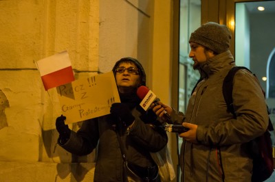 Wrocław: Protesty przed siedzibą PIS (ZOBACZ) - 10