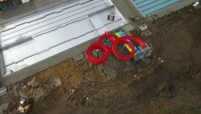 Widziane z drona: Stadion Olimpijski, baseny przy Wejherowskiej [WIDEO] - 17