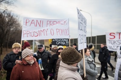 Protest w Środzie Śląskiej. Mieszkańcy nie chcą inwestycji - 3