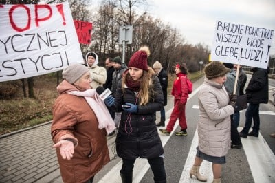 Protest w Środzie Śląskiej. Mieszkańcy nie chcą inwestycji - 7