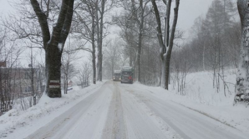 Zamknięta droga dla ciężarówek na odcinku Harrachov - Tanvald - Fot: archiwum radiowroclaw.pl