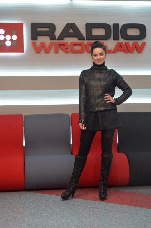 Ewelina Lisowska w Radiu Wrocław - 