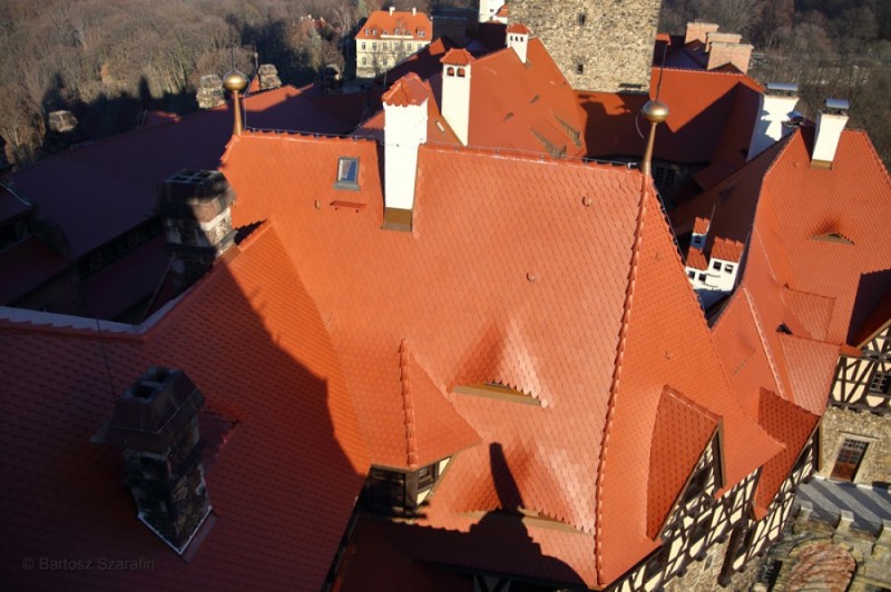 Zamek Książ jak przed wojną. Nowy dach już gotowy   - fot. Bartosz Szarafin (Radio Wrocław)
