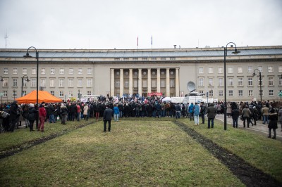Manifestacja opozycji przed Urzędem Wojewódzkim - 6