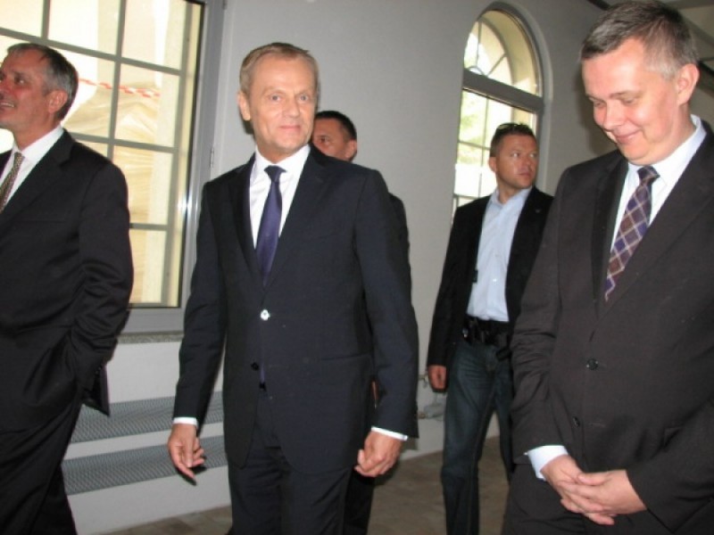 Donald Tusk na ceremonii zamknięcia ESK - fot.: Michał Wyszowski