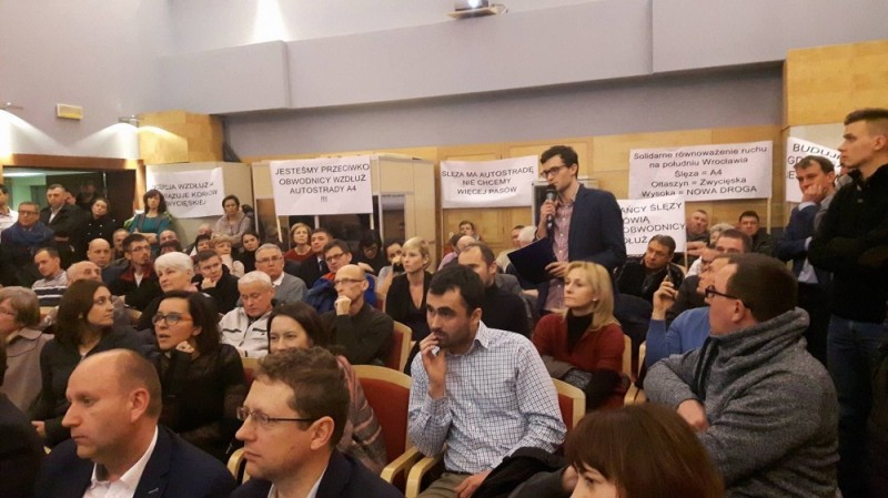 Alternatywny wariant Wschodniej Obwodnicy Wrocławia też zły? Tak mówią mieszkańcy - fot. Przemek Gałecki