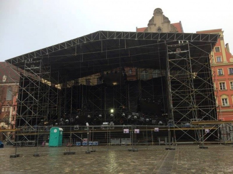 We Wrocławiu stanęła sylwestrowa scena (ZOBACZ) - FOT: Martyna Czerwińska
