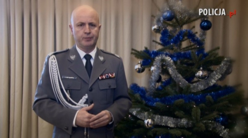 Świąteczno-noworoczne życzenia od Komendanta Głównego Policji - 