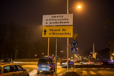 Wiadomości drogowe Radia Wrocław z remontowanej Ołtaszyńskiej - 5