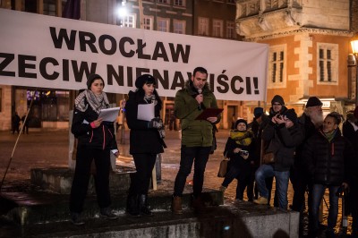 Wrocław: Protesty przeciwko atakom na obcokrajowców [WIDEO, ZDJĘCIA] - 13