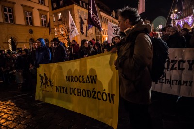 Wrocław: Protesty przeciwko atakom na obcokrajowców [WIDEO, ZDJĘCIA] - 15