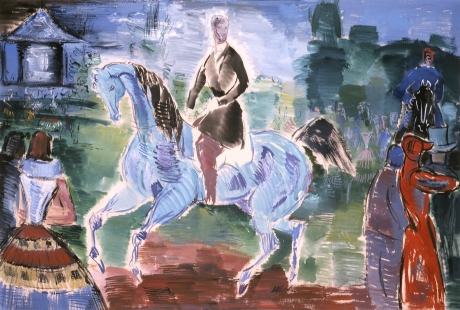 Przebojowe wystawy w Muzeum Narodowym - E. Geppert "Jeździec w czarnej kurtce" (fot. ze strony mnwr.art.pl)