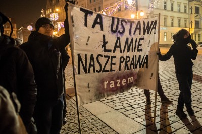 Kolejny czarny protest we Wrocławiu (ZDJĘCIA) - 5