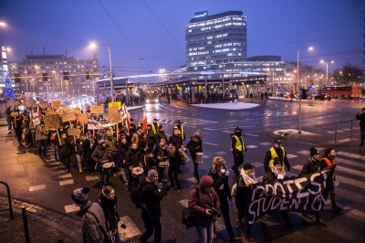Studenci protestowali na ulicach Wrocławia - 2