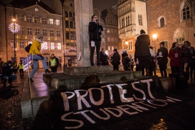 Studenci protestowali na ulicach Wrocławia - 5